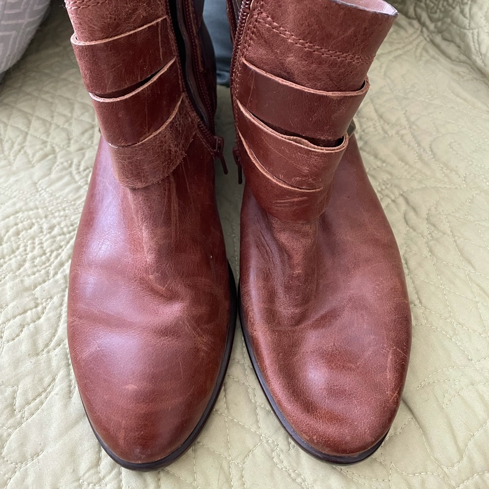 Leather Aerosole booties